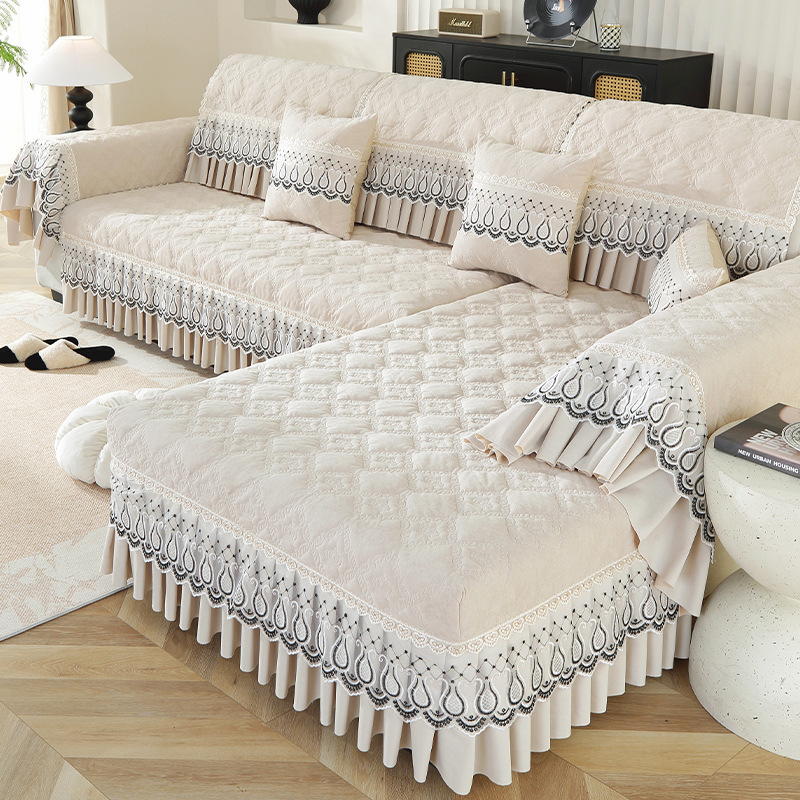 Könnyű, luxus, csúcskategóriás zsenília szoknya, modern kanapépárna, új, csúszásmentes, macskakarcálló, négy évszakos, univerzális, nagykereskedelem