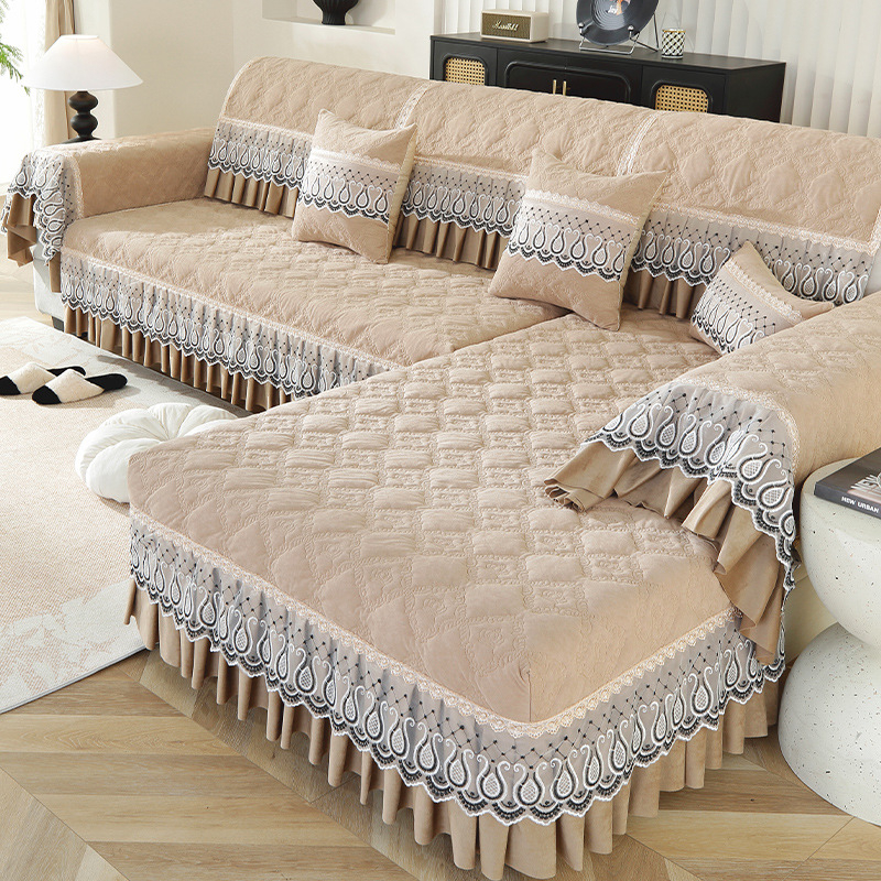 Könnyű, luxus, csúcskategóriás zsenília szoknya, modern kanapépárna, új, csúszásmentes, macskakarcálló, négy évszakos, univerzális, nagykereskedelem