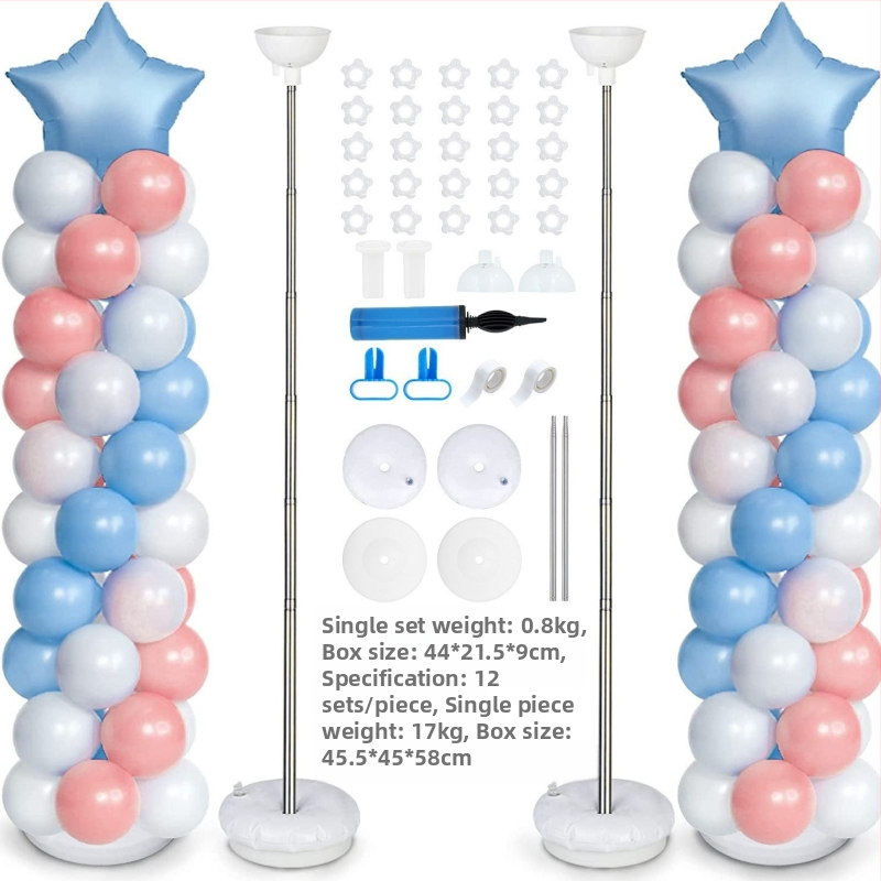 Amazon lufi oszlopkészlet lufi teleszkópos rúd táltartó oszlop út kalauz lufi állvány születésnap esküvői parti