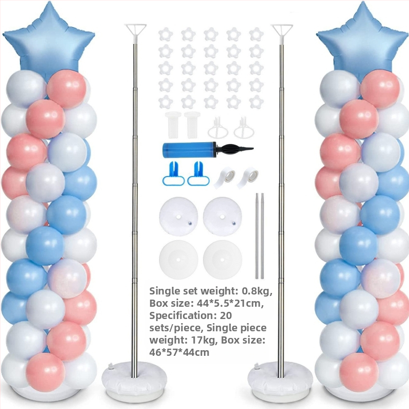 Amazon lufi oszlopkészlet lufi teleszkópos rúd táltartó oszlop út kalauz lufi állvány születésnap esküvői parti