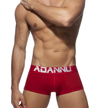 Мъжки шорти ADANNU source factory, спортни, едноцветни, с букви, памучни, вдлъбнато-изпъкнали, прости боксерки със средна талия