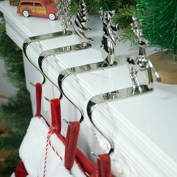 Χριστουγεννιάτικο γάντζο για διασυνοριακή χρήση, κρεμαστό χριστουγεννιάτικο δέντρο από κράμα ψευδαργύρου, κρεμαστό γάντζο από μεταλλικό γάντζο τζακιού, διακόσμηση