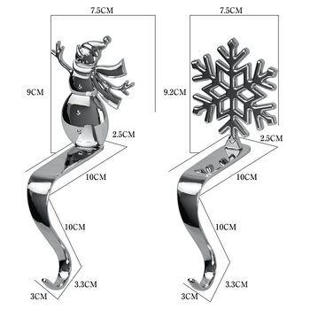 Χριστουγεννιάτικο γάντζο για διασυνοριακή χρήση, κρεμαστό χριστουγεννιάτικο δέντρο από κράμα ψευδαργύρου, κρεμαστό γάντζο από μεταλλικό γάντζο τζακιού, διακόσμηση