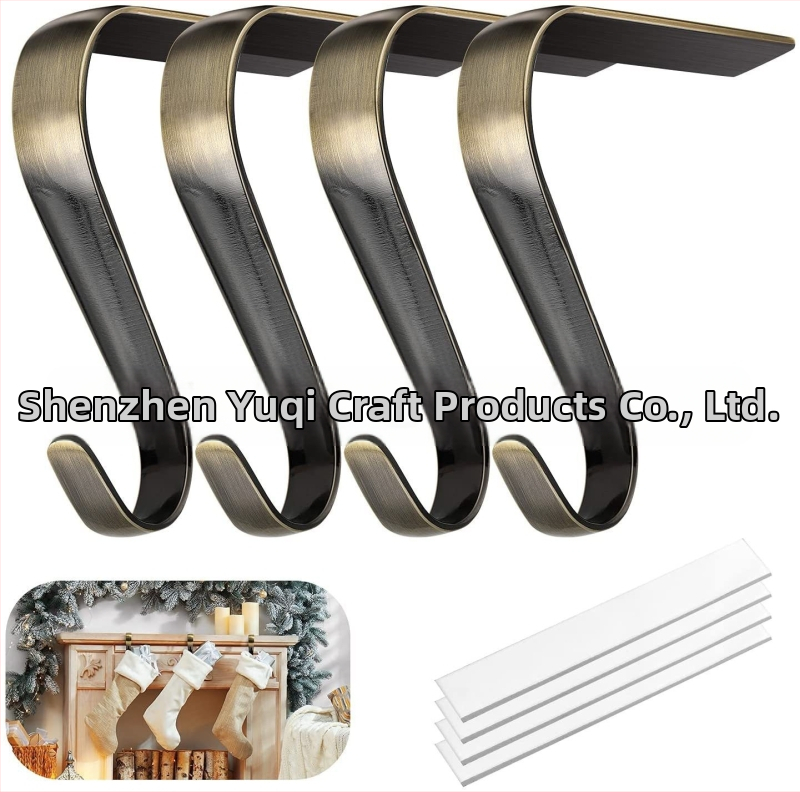 Χριστουγεννιάτικο γάντζο για διασυνοριακή χρήση, κρεμαστό χριστουγεννιάτικο δέντρο από κράμα ψευδαργύρου, κρεμαστό γάντζο από μεταλλικό γάντζο τζακιού, διακόσμηση