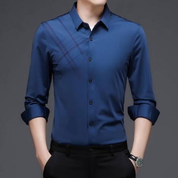 Yagher 2024 Vara Nouă Ice-cool Cămașă cu mânecă scurtă pentru bărbați la modă pentru bărbați la modă, fără călcat, haine de afaceri casual