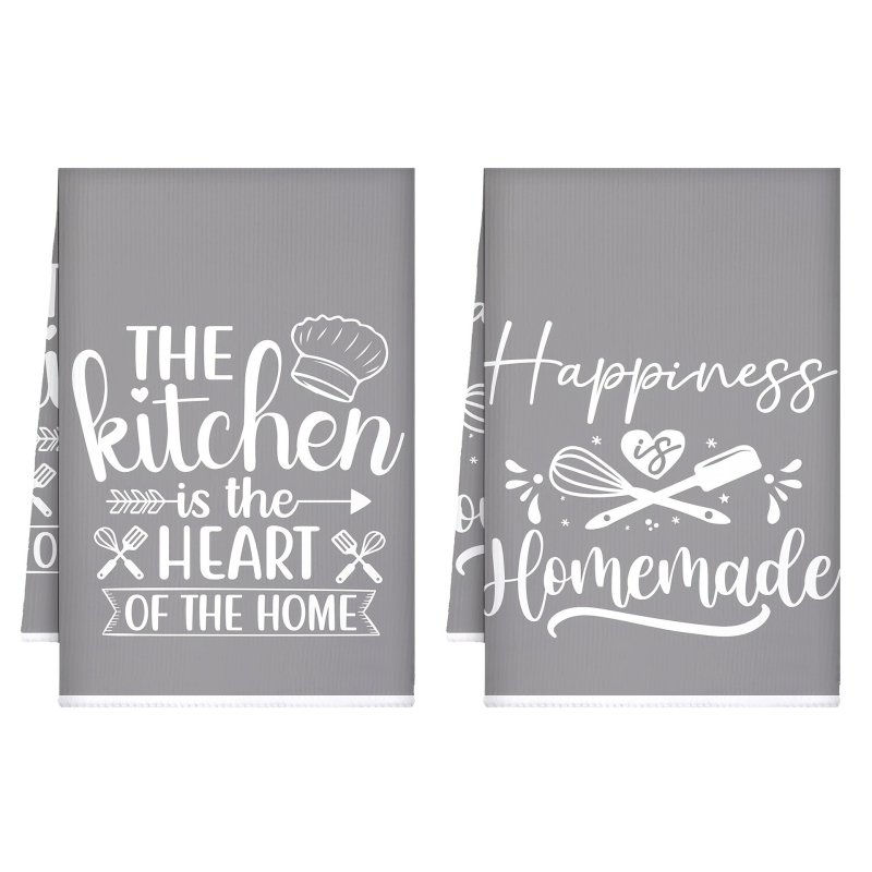 2-osaline komplekt Temu Amazoni uus mikrokiust köögirätik, piiriülene kuummüük kodu-/köögirätik