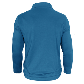 Ανδρικό T-shirt με μακριά μανίκια και τσέπη για το φθινόπωρο και τον χειμώνα 2025, με πέτο, μπλουζάκι πόλο Export, ανδρικά ρούχα πόλο για εξωτερικούς χώρους και casual.