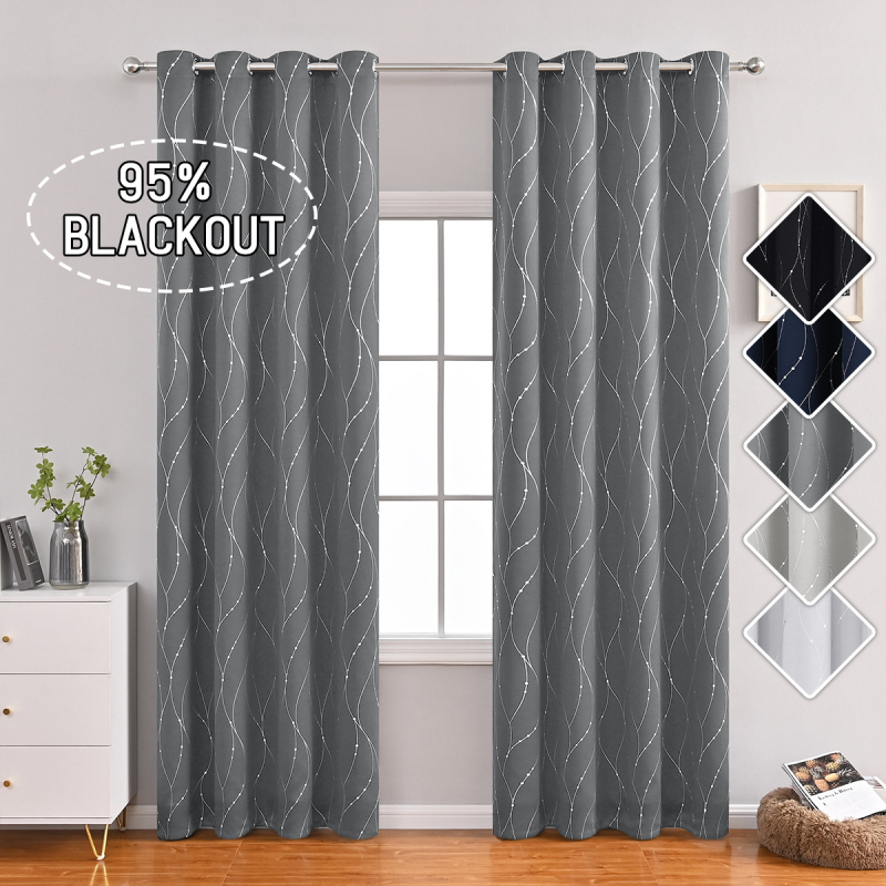 „Amazon Cross-Border Hot Silver Meteor“ didelio tikslumo užuolaidos svetainei, apsaugančios nuo saulės, baigtos užuolaidos, „Temu Spot“ pristatymas