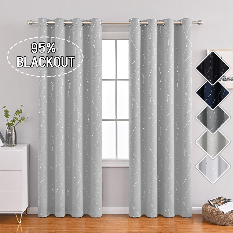 „Amazon Cross-Border Hot Silver Meteor“ didelio tikslumo užuolaidos svetainei, apsaugančios nuo saulės, baigtos užuolaidos, „Temu Spot“ pristatymas