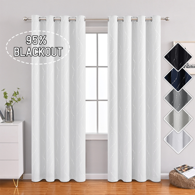 „Amazon Cross-Border Hot Silver Meteor“ didelio tikslumo užuolaidos svetainei, apsaugančios nuo saulės, baigtos užuolaidos, „Temu Spot“ pristatymas