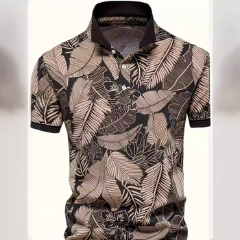 2025 νέο καυτό διασυνοριακό τρισδιάστατο ψηφιακό μπλουζάκι πόλο με κοντό μανίκι για άνδρες, χονδρικής