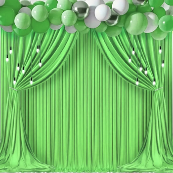 Tiesioginis gamyklinis tiekimas tarpvalstybinei elektroninei prekybai „Amazon“ atmosfera, vientisos spalvos ledo siūlų užuolaidos svetainei, miegamajam, balkonui, karta.