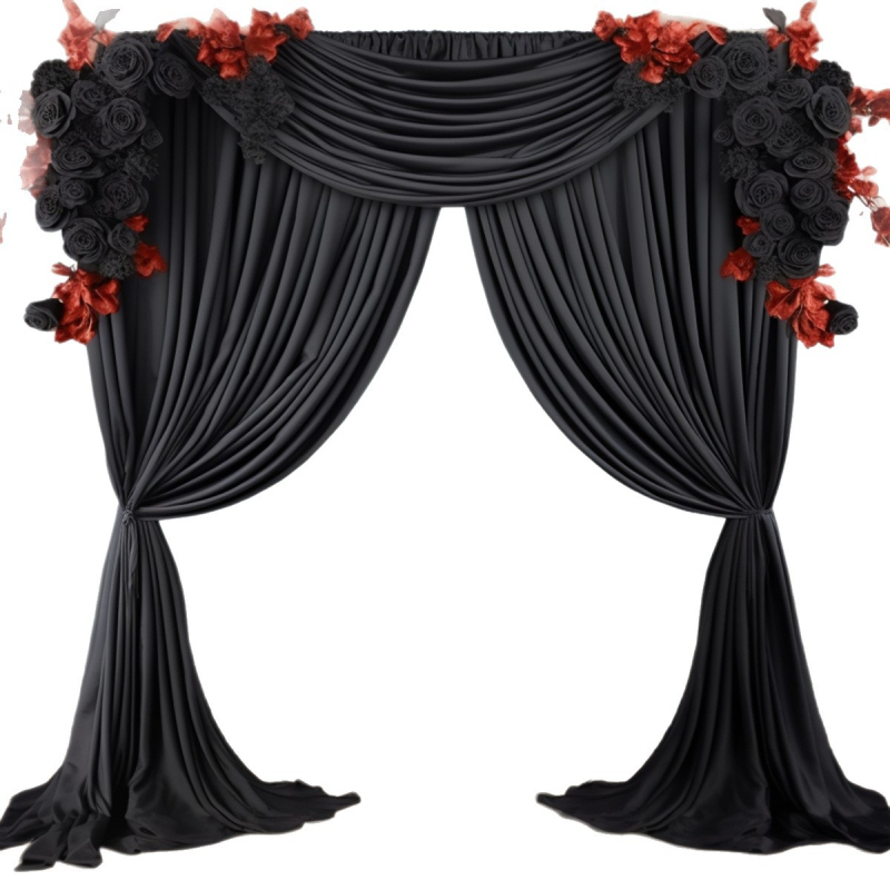 Tiesioginis gamyklinis tiekimas tarpvalstybinei elektroninei prekybai „Amazon“ atmosfera, vientisos spalvos ledo siūlų užuolaidos svetainei, miegamajam, balkonui, karta.