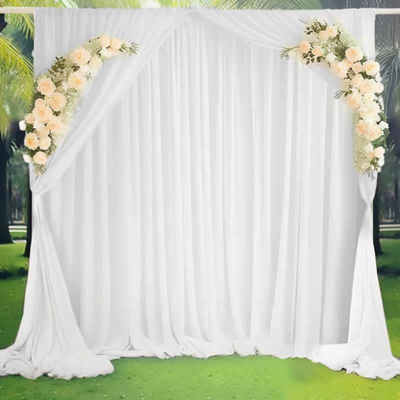 Tiesioginis gamyklinis tiekimas tarpvalstybinei elektroninei prekybai „Amazon“ atmosfera, vientisos spalvos ledo siūlų užuolaidos svetainei, miegamajam, balkonui, karta.