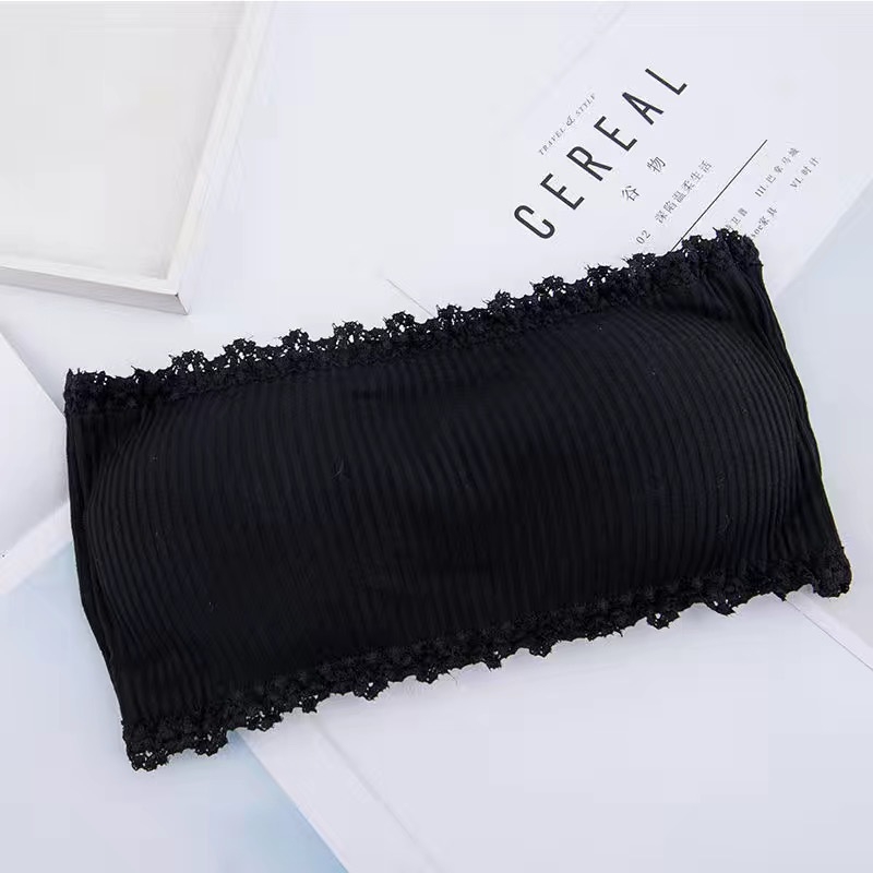 Καλοκαιρινά εσώρουχα χωρίς τιράντες, φοιτήτρια, κορεάτικο στυλ, ασύρματο, αντιολισθητικό, τυλιγμένο στο στήθος, σουτιέν push-up, σέξι ομορφιά στην πλάτη