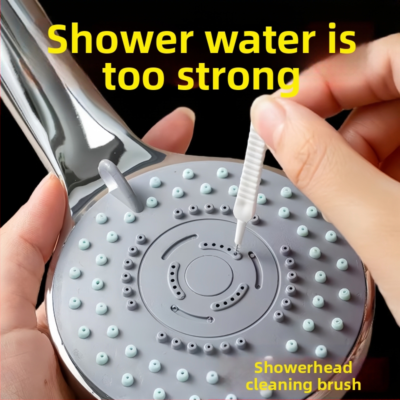 Dušas galvas tīrīšanas birste pret birstes artefaktu aizsērēšanu caurumu tīrīšana bagarēšana daudzfunkcionāls jaucējkrāns dušas sprauga