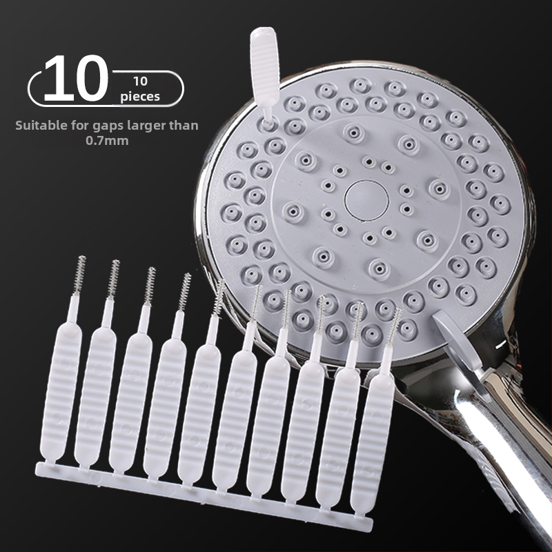 Dušo galvutės valymo šepetys, apsaugantis nuo šepečio artefaktų, užsikimšimo skylės valymas, daugiafunkcis maišytuvas, dušo tarpas