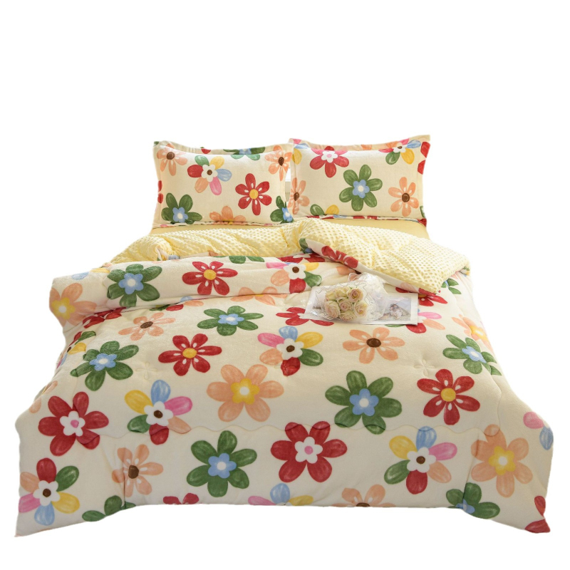 Žieminė nauja sutirštinta pieno aksomo antklodė Sutirštinta šilta pupelių aksominė žieminė viengulė dvigulė antklodė Patalynė Antklodės šerdis