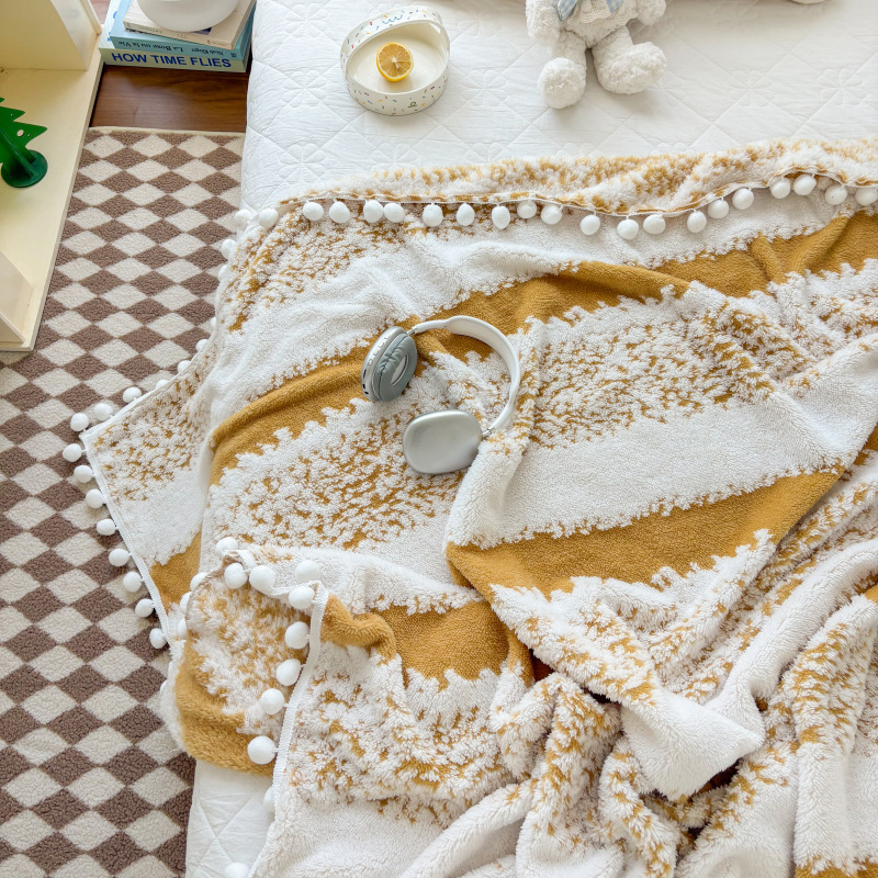 Maža, šviežia katijoninė žakardo antklodė, rutulinė antklodė, skalbinių antklodė, skalbimo mašina, sofos antklodė, rankšluosčių antklodė