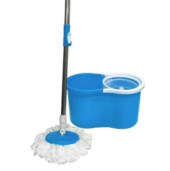 Περιστρεφόμενος κουβάς σφουγγαρίστρας 2024, χειροκίνητος, υγρός και στεγνός κάδος διπλής χρήσης με διπλή κίνηση, αυτόματο στύψιμο νερού, Lazy Mop Tool