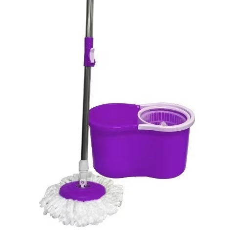 Περιστρεφόμενος κουβάς σφουγγαρίστρας 2024, χειροκίνητος, υγρός και στεγνός κάδος διπλής χρήσης με διπλή κίνηση, αυτόματο στύψιμο νερού, Lazy Mop Tool