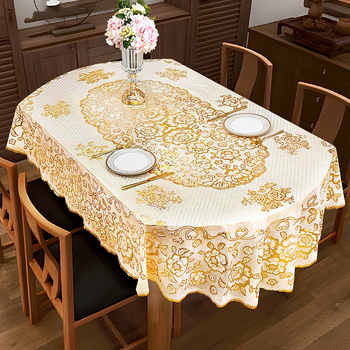 Põhjamaade veekindel õlikindel põletusvastane ühekordne laudlina PVC ovaalne koduhotelli lauakangast kerge luksuslik täiustatud laudlina