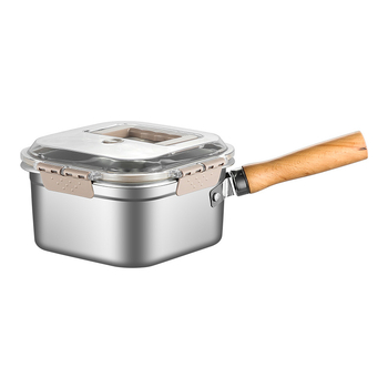 - Piiriülene Jaapani roostevabast terasest kandiline fritüür, majapidamises kasutatav piimapott, nuudlipott, kaasaskantav õues kasutatav tempurafritüür