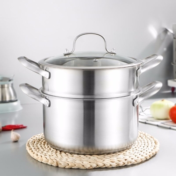 304 nerūdijančio plieno pieno puodas, mažas sriubos garintuvas, buitinis sutirštintas kūdikių maistas, karšto verdančio pieno puodas, universalus indukcinei viryklei