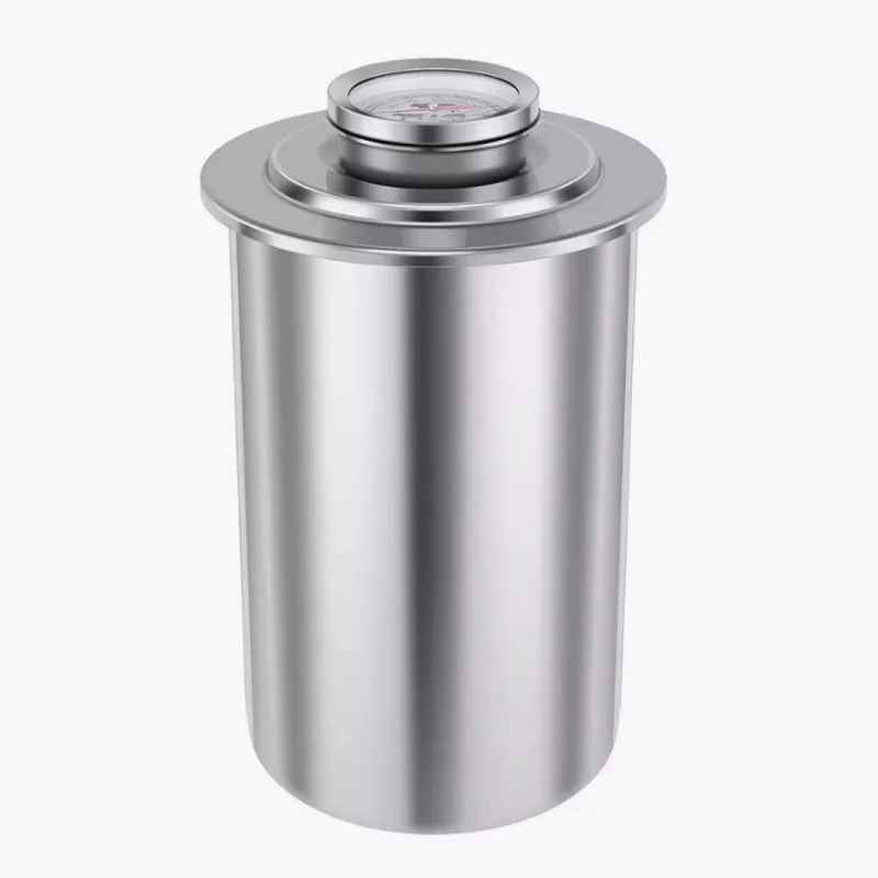 304 nerūsējošā tērauda tvaicēšanas gaļas spainis ar termometru gaļas plīts rūpnīcā noliktavā šķiņķa gatavošanas rīks šķiņķa ražotājs