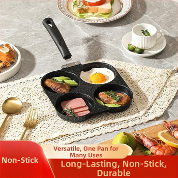 Kvadratinė keturių skylučių keptuvė kiaušinių mėsainiams širdies formos pusryčių keptuvė daugiaskylė blynas medicininis akmuo neprideganti keptuvės forma patogu