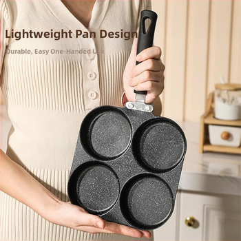 Kvadratinė keturių skylučių keptuvė kiaušinių mėsainiams širdies formos pusryčių keptuvė daugiaskylė blynas medicininis akmuo neprideganti keptuvės forma patogu