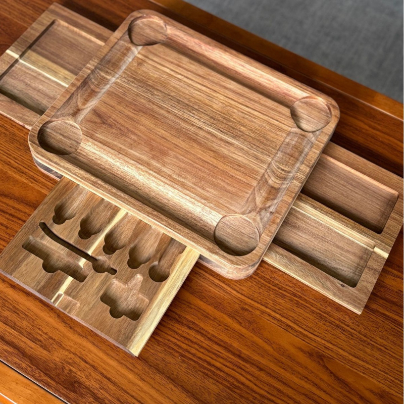 Sūrio lėkštė su sūrio peilių rinkiniu, keraminis dubuo, duonos deserto mentelė, pjaustymo lentelė, užkandžių lėkštė, „Crossborder“