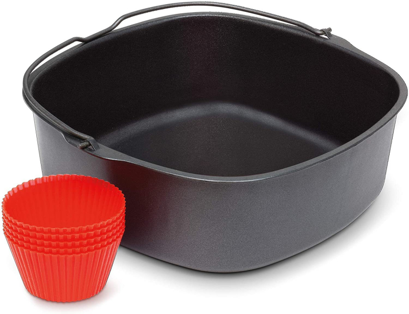 HD9 232 220 kvadratiniam kepimo krepšeliui, torto statinei, 7 colių 8 colių oro gruzdintuvės priedams HD 99 963