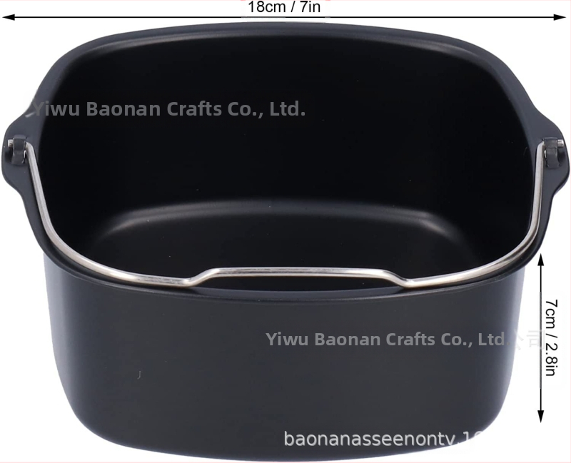 HD9 232 220 kvadratiniam kepimo krepšeliui, torto statinei, 7 colių 8 colių oro gruzdintuvės priedams HD 99 963