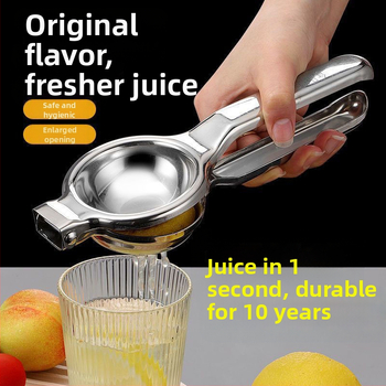 Χειροκίνητος αποχυμωτής από ανοξείδωτο χάλυβα, χυμός λεμονιού, οικιακός αποχυμωτής, αποχυμωτής, χειροκίνητη πρέσα, αποχυμωτής πορτοκαλιού