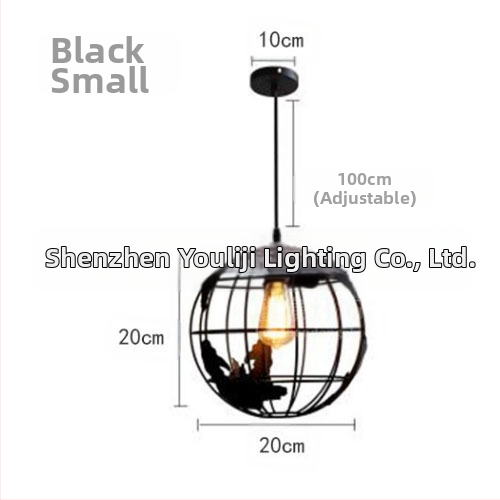 Moodne väike lühter restoranibaari baari atmosfäärivalgusti rõivapood kohvik vahekäik gloobuse LED-pallvalgusti