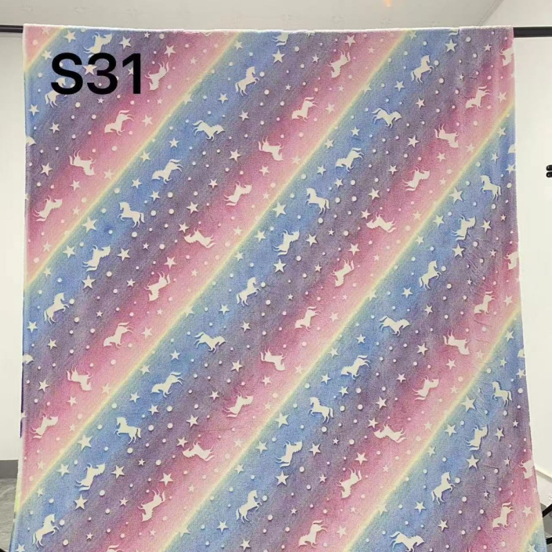 Nauja tarpvalstybinė flanelinė antklodė, šviečianti antklodė, vaikiška antklodė, sofos antklodė, oro kondicionieriaus antklodė, žvaigždėta žvaigždė, mėnulis, antklodės užvalkalas