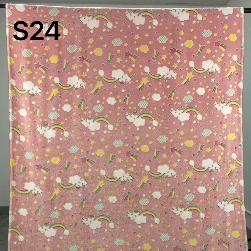 Nauja tarpvalstybinė flanelinė antklodė, šviečianti antklodė, vaikiška antklodė, sofos antklodė, oro kondicionieriaus antklodė, žvaigždėta žvaigždė, mėnulis, antklodės užvalkalas