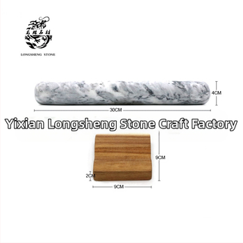 Χονδρική μαρμάρινη πλάστη για οικιακή και εμπορική χρήση 30cm τραγανά εργαλεία ψησίματος σφυριών, σκεύη κουζίνας με βάση