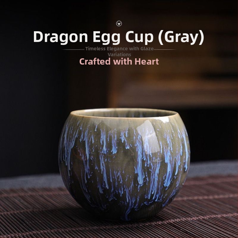 Drakono kiaušinio statyba Arbatos puodelio kostiumas Kung Fu arbatos puodelis Keraminė krosnies keitimo krosnis Penkių elementų puodelis Meistro puodelis Arbatos puodelis Arbatos dubenėlis Puodelis