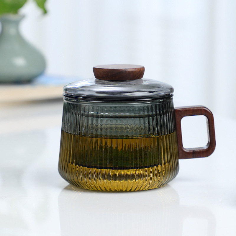 Mini šálka Dundun, šálka na čaj, oddelenie čaju od vody, domáce sklo, kancelária, kvetinový čajový pohár, šálka kávy, je možné vyhrievať.