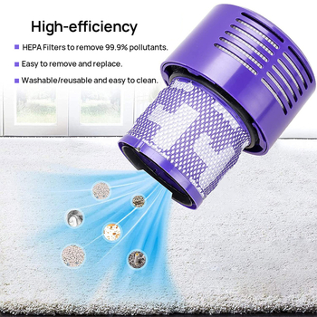 Pogodno za filterski element Dyson Dyson za bežične usisavače V10, stražnji HEPA Haipa filter