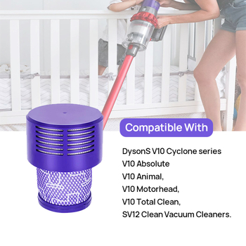 Pogodno za filterski element Dyson Dyson za bežične usisavače V10, stražnji HEPA Haipa filter
