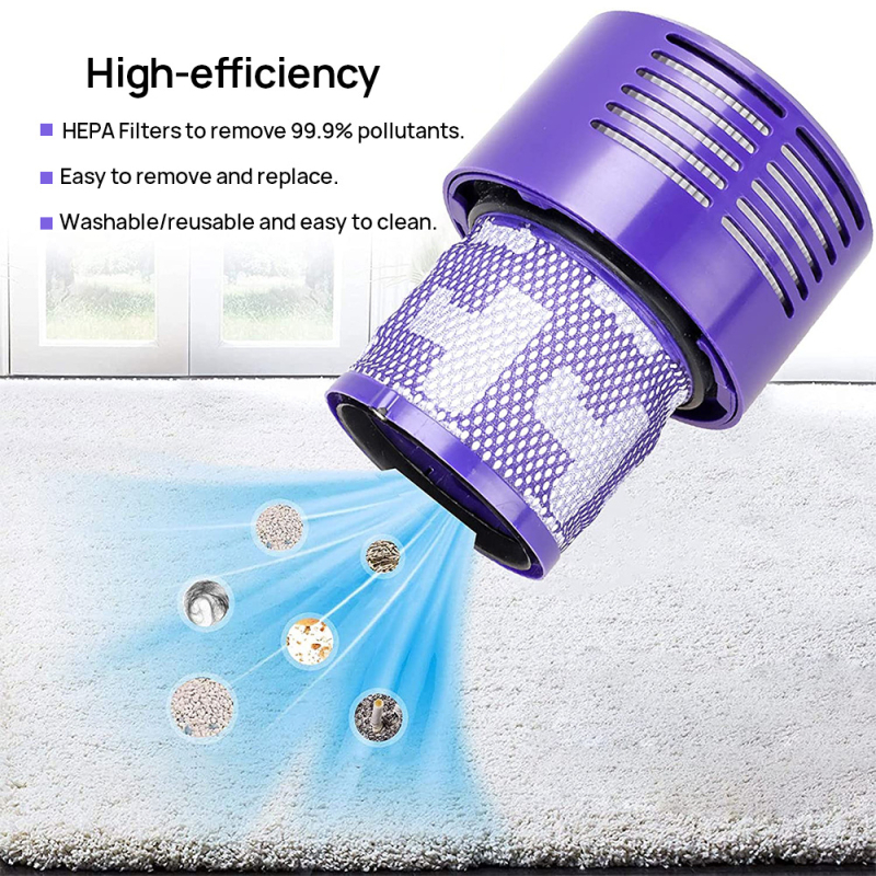 Pogodno za filterski element Dyson Dyson za bežične usisavače V10, stražnji HEPA Haipa filter