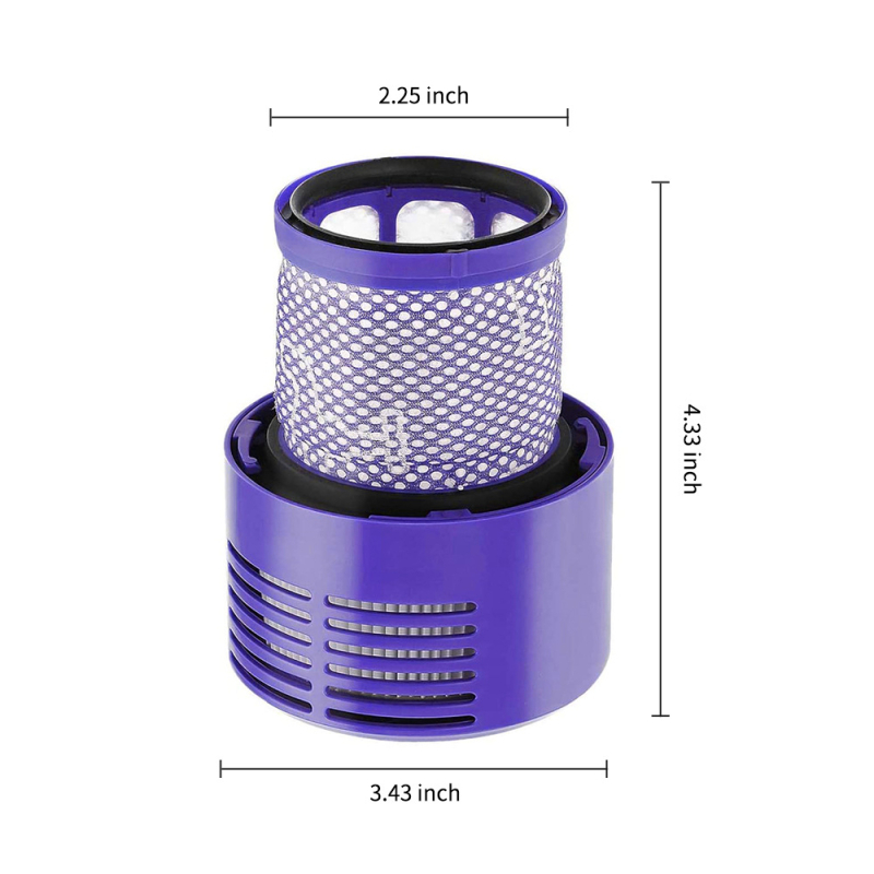 Pogodno za filterski element Dyson Dyson za bežične usisavače V10, stražnji HEPA Haipa filter