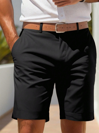 Διασυνοριακές Εξαγωγές από την Ευρώπη και την Αμερική Δημοφιλή Σορτς Επιχειρηματικών Κοστουμιών Ανδρικά Καλοκαίρι 2025 Νέα Casual Παντελόνια Πέντε Σημείων 8757