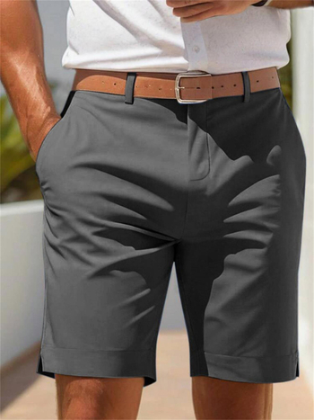 Διασυνοριακές Εξαγωγές από την Ευρώπη και την Αμερική Δημοφιλή Σορτς Επιχειρηματικών Κοστουμιών Ανδρικά Καλοκαίρι 2025 Νέα Casual Παντελόνια Πέντε Σημείων 8757