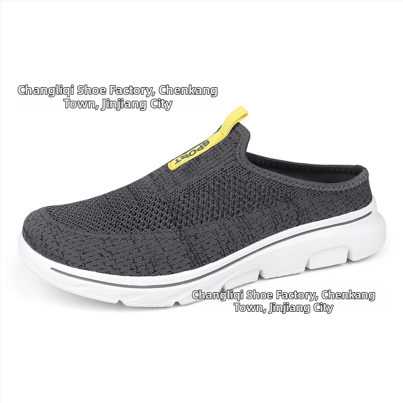 Határokon átnyúló külkereskedelmi férfi cipők Trendi, légykapott, hálós, bebújós, félkosáros, ultrakönnyű, extra nagy méretű, alkalmi páros cipők nőknek