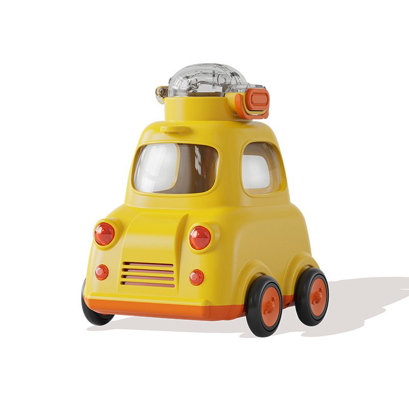 Bussi- ja autoveekruus, koomiksikarikaga õlgkarika mänguasi, tritanist ema ja beebi lastele mõeldud plastkarikas, suur kõhukarikas