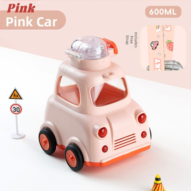 Bussi- ja autoveekruus, koomiksikarikaga õlgkarika mänguasi, tritanist ema ja beebi lastele mõeldud plastkarikas, suur kõhukarikas